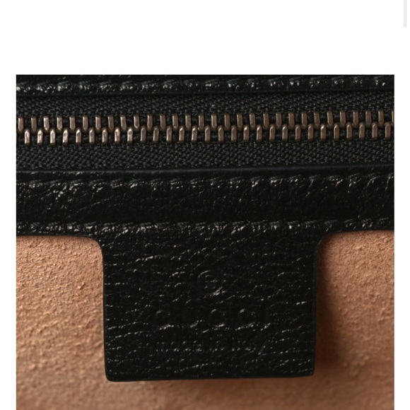 Gucci GG Marmont Matelasse Small
Shoulder Bag Torchon Diagonal striped tan red - Picture 8 of 9